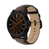 Fossil FS6138 Pearson Multi Function Black IP Brown Leather Strap Watch - W10420 Alternative Image