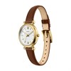 Fossil ES5464 Carlie Mini Brown Leather Strap Watch - W10477 Alternative Image