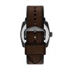 Fossil FS6187 Machine Black IP Brown Leather Strap Watch - W10501 Alternative Image