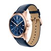Fossil FS6196 Pearson Multifunction Blue Leather Strap Watch - W10503 Alternative Image