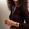 Fossil ES5521 Carlie Gold Tone Blue Dial Bracelet Watch - W10547 Alternative Image