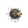 Diesel DZ4581 Mega Chief Chronograph Two Tone Black Dial Bracelet - W11334 Alternative Image