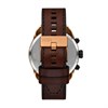 Diesel DZ4698 Spiked Chronograph Brown Leather Strap Watch - W11363 Alternative Image
