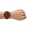 Diesel DZ4698 Spiked Chronograph Brown Leather Strap Watch - W11363 Alternative Image