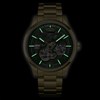 Rotary RGB10074/24 Greenwich GT1 Automatic Gold Tone Green Dial Bracelet Watch - W13318 Alternative Image