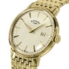 Rotary RGB10048/31 1895 Gold Tone Champagne Dial Date Bracelet Watch - W13319 Alternative Image