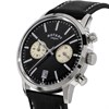 Rotary RGS10067/04 1895 Chronograph Stainless Steel Black Dial And Leather Strap Watch - W13321 Alternative Image