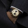 Rotary RGS10068/03 1895 Chronograph Gold Tone Brown Leather Strap Watch - W13322 Alternative Image