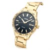 Lorus RH952QX9 Gold Plated Black Dial Bracelet Watch - W16293 Alternative Image