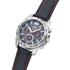 Lorus RZ515AX9 Solar Chronograph Black Leather Strap Watch - W16299 Alternative Image