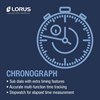 Lorus RT315LX9 Chronograph Black Leather Strap Watch - W16330 Alternative Image