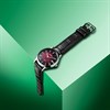 Lorus RS901EX9 Burgundy Dial Black Leather Strap Watch - W16345 Alternative Image