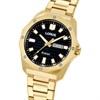 Lorus RJ696AX9 Sport Gold Tone Black Dial bracelet Watch - W16380 Alternative Image