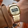Casio Vintage A140WEG-9AEF Gold Tone Digital Bracelet Watch - W17630 Alternative Image