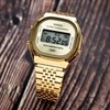 Casio Vintage A140WEG-9AEF Gold Tone Digital Bracelet Watch - W17630 Alternative Image