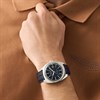 Aston Martin MTTS2S604 Timeless Automatic Stainless Steel Blue Dial Black Leather Strap Watch - W2090 Alternative Image