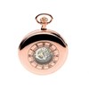 Jean Pierre G255 Rose Gold Plated Double Half Hunter Pocket Watch And Chain - W2202 Alternative Image