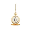 Jean Pierre G300P Gold Plated Half Hunter Moon Phase Pocket Watch And Chain - W2386 Alternative Image