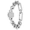 Olivia Burton 24000393 Hex Link Mini Stainless Steel Chain Bracelet Watch - W28224 Alternative Image