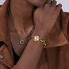 Olivia Burton 24000394 Hex Link Mini Gold Tone Chain Bracelet Watch - W28225 Alternative Image