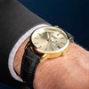 Sekonda 1838 Gold Tone Black Leather Strap Watch - W31202 Alternative Image