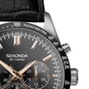 Sekonda 30017 Black Leather Strap Watch - W31314 Alternative Image