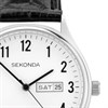 Sekonda 30121 Hall Black Leather Strap Watch - W31333 Alternative Image