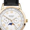 Sekonda 30147.200 Armstrong Moonphase Black Leather Strap Watch - W31344 Alternative Image