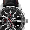 Sekonda 30206 Chronograph Black Leather Strap Watch - W31393 Alternative Image