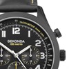 Sekonda 30112 Chronograph Black Leather Strap Watch - W31406 Alternative Image