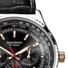 Sekonda 30036 Multi-Dial Black Leather Strap Watch - W31420 Alternative Image