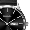 Sekonda 30183 Black Leather Strap Watch - W31422 Alternative Image