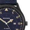 Sekonda 1795 Black IP Blue Fabric Strap Watch - W31423 Alternative Image