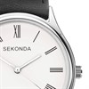 Sekonda 1853 Black Leather Strap Watch - W31442 Alternative Image