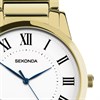 Sekonda 30247 Gold Tone White Dial Bracelet Watch - W31475 Alternative Image