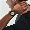 Sekonda 30360 Cream Dial Green Strap Watch - W31478 Alternative Image