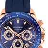 Sekonda 30363 Rose Case Blue Strap Chronograph Dial Watch - W31479 Alternative Image