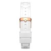 Sekonda 4663 Rose Tone White Silicone Strap Watch - W32268 Alternative Image