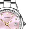 Sekonda 40475 Catherine Stainless Steel Pink Dial Bracelet Watch - W32295 Alternative Image