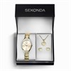 Sekonda 49023 Gold Plated Necklace, Earrings And Watch Gift Set - W32303 Alternative Image