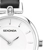 Sekonda 2672G Black Strap Watch, Necklace And Earring Gift Set - W32451 Alternative Image