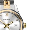 Sekonda 2674G Two Tone Watch, Necklace And Stud Earrings Gift Set - W32452 Alternative Image