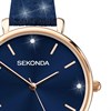 Sekonda 40064G Blue Strap Watch And Necklace Gift Set - W32473 Alternative Image