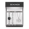 Sekonda 49106 Black Dial Oval Case Gift Set - W32502 Alternative Image