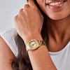Sekonda 40726 Gold Tone Rounded Square Champagne Dial Bracelet Watch - W32509 Alternative Image