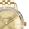 Sekonda 2806 Class 52 Gold Tone Crystal Set Bracelet Watch - W33157 Alternative Image