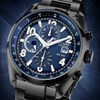 Citizen CA0365-54L Black Ion-Plated Eco-Drive Chronograph Watch - W38123 Alternative Image