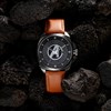 AW1721-08W Citizen Marvel Avengers Eco-Drive Brown Leather Strap Watch - W38521 Alternative Image