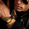 BU4026-05W Citizen Star wars C-3PO Eco-Drive Black Leather Strap Watch - W38524 Alternative Image