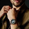 CA0857-09W Citizen Mandalori Eco-Drive Brown Leather Strap Watch - W38528 Alternative Image